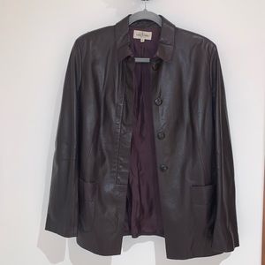 Valentino vintage leather blazer